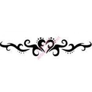 1043 heart armband/backband