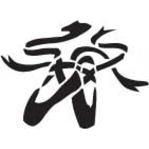 6086 ballet / dance shoes stencil