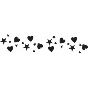 6125 hearts and stars stencil 6125 hearts and stars stencil