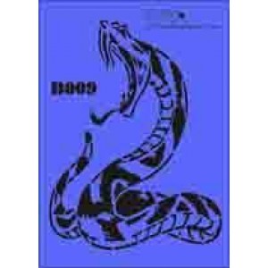 b09 xxl snake stencil 250mm x 350mm