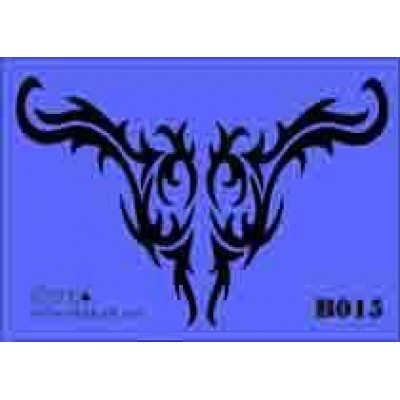 b15 xxl back stencil 250mm x 350mm