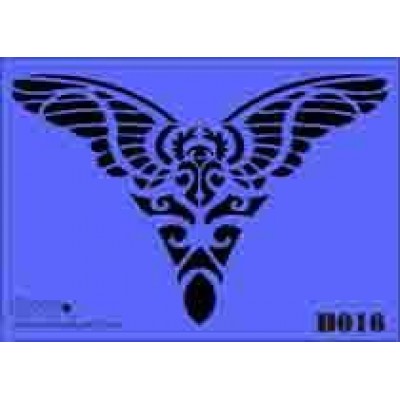 b16 xxl back stencil 250mm x 350mm