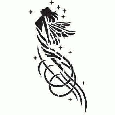 6104 Fairy reusable stencil