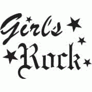 6114 girls rock reusable stencil 6114 girls rock reusable stencil