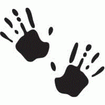 6131 hands reusable stencil