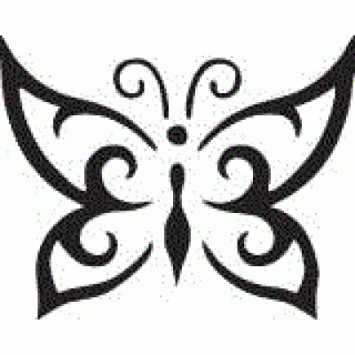 6135 butterfly reusable stencil