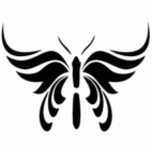 6202 reusable butterfly stencil