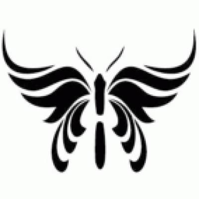 6202 reusable butterfly stencil