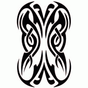 6205 reusable tribal stencil