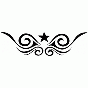 6215 backband / armband reusable stencil