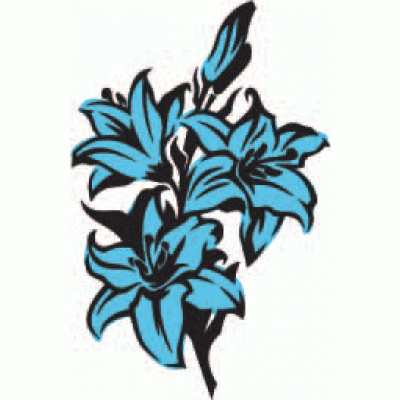 6253 iris reusable stencil 