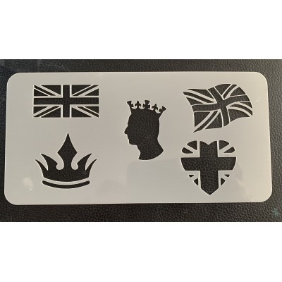 King Charles coronation stencil 