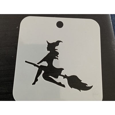 witch on broom