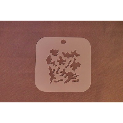 2002 Texture Re-Usable Stencil