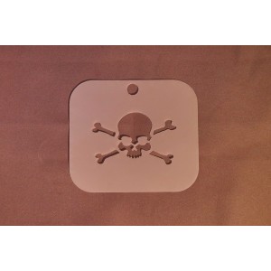 2003 Skull & Cross Bones Re-Usable Stencil