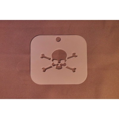 2003 Skull & Cross Bones Re-Usable Stencil
