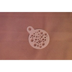 2010 Bubbles Re-Usable Stencil