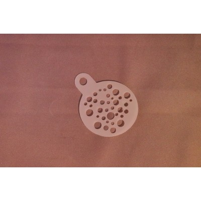 2010 Bubbles Re-Usable Stencil