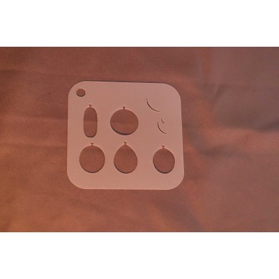 2028 Balloons Re-Usable Stencil