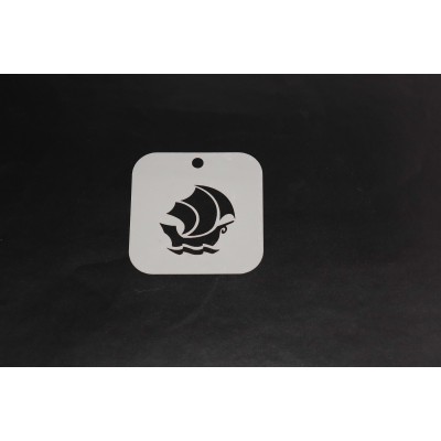 2041 Pirate Ship Re-Usable Stencil