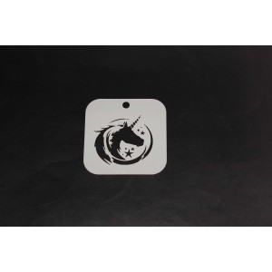 2043 Unicorn Re-Usable Stencil