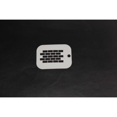 2049 Brick Texture Re-Usable Stencil