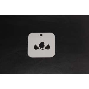 2058 Hatching Chick Re-Usable Stencil