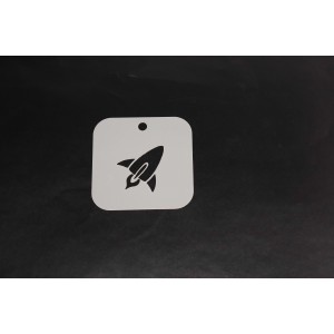 2062 Rocket Re-Usable Stencil