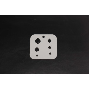 2064 Set of Clubs Re-Usable Stencil
