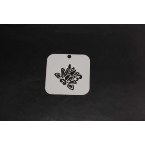 2065 Henna Inspired Flower Re-Usable Stencil