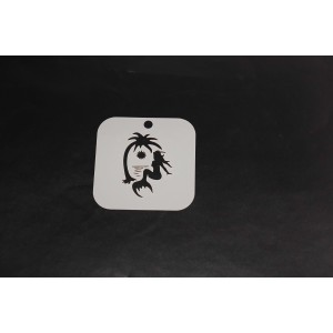 2067 Mermaid Island Re-Usable Stencil