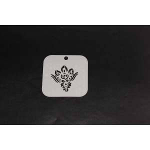 2077 Henna Inspired Design Re-Usable Stencil