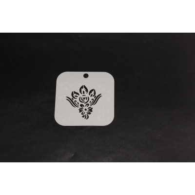 2077 Henna Inspired Design Re-Usable Stencil