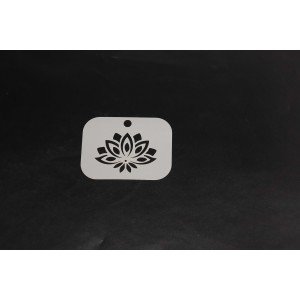 2082 Lotus Flower Re-Usable Stencil