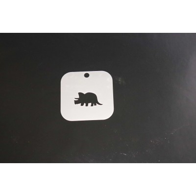 2108 Triceratops Re-Usable Stencil