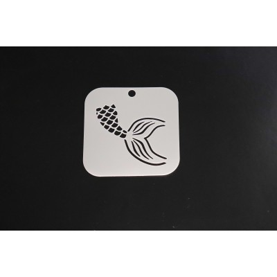 2130 Mermaid Tail Re-Usable Stencil