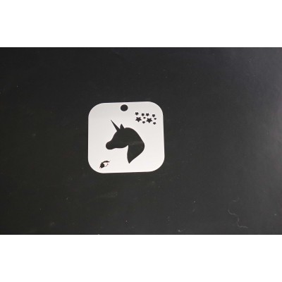 2138 Unicorn Re-Usable Stencil