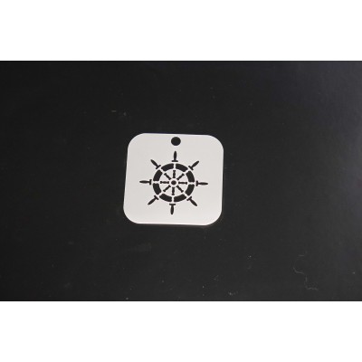2144 Ships Wheel Re-Usable Stencil