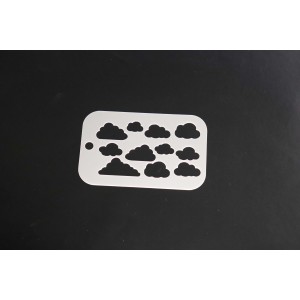 2152 Clouds Re-Usable Stencil