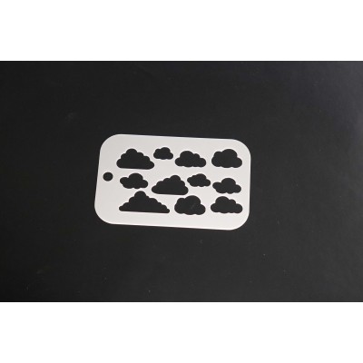 2152 Clouds Re-Usable Stencil
