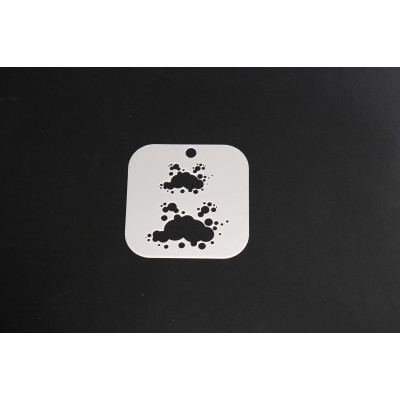 2156 Clouds Re-Usable Stencil