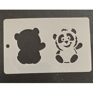 Cute panda with backing Cute panda with backing