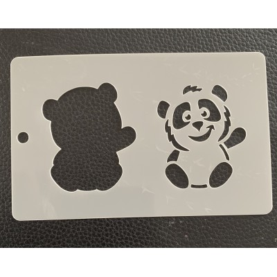 Cute panda with backing 