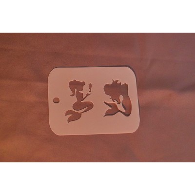 3001 Mermaid Duo Re-Usable Stencil