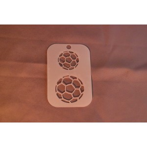 3002 Footballs Re-Usable Stencil