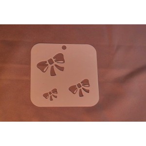 3014 Trio of Bows Re-Usable Stencil