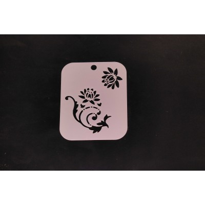 3023 Flower Re-Usable Stencil