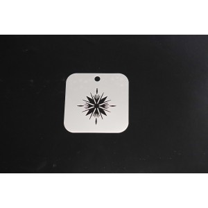 3040 Snow Flake Re-Usable Stencil
