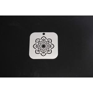3043 Tribal Flower Re-Usable Stencil