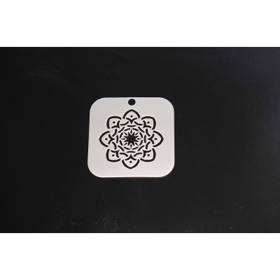 3043 Tribal Flower Re-Usable Stencil